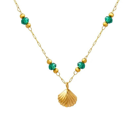 Luxy Shell Necklace & Bracelet