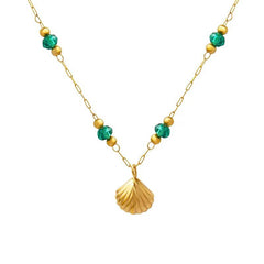 Luxy Shell Necklace & Bracelet