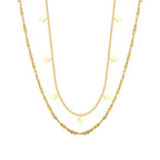 Opulent Aura Gold Chain Necklace - Diatoms
