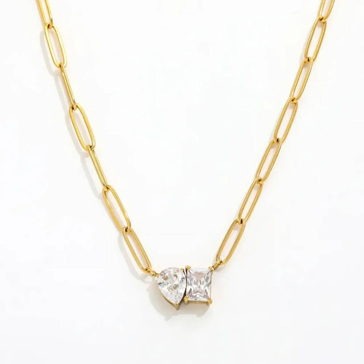 Luxe Diamond Affection Necklace - Diatoms