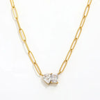 Luxe Diamond Affection Necklace - Diatoms