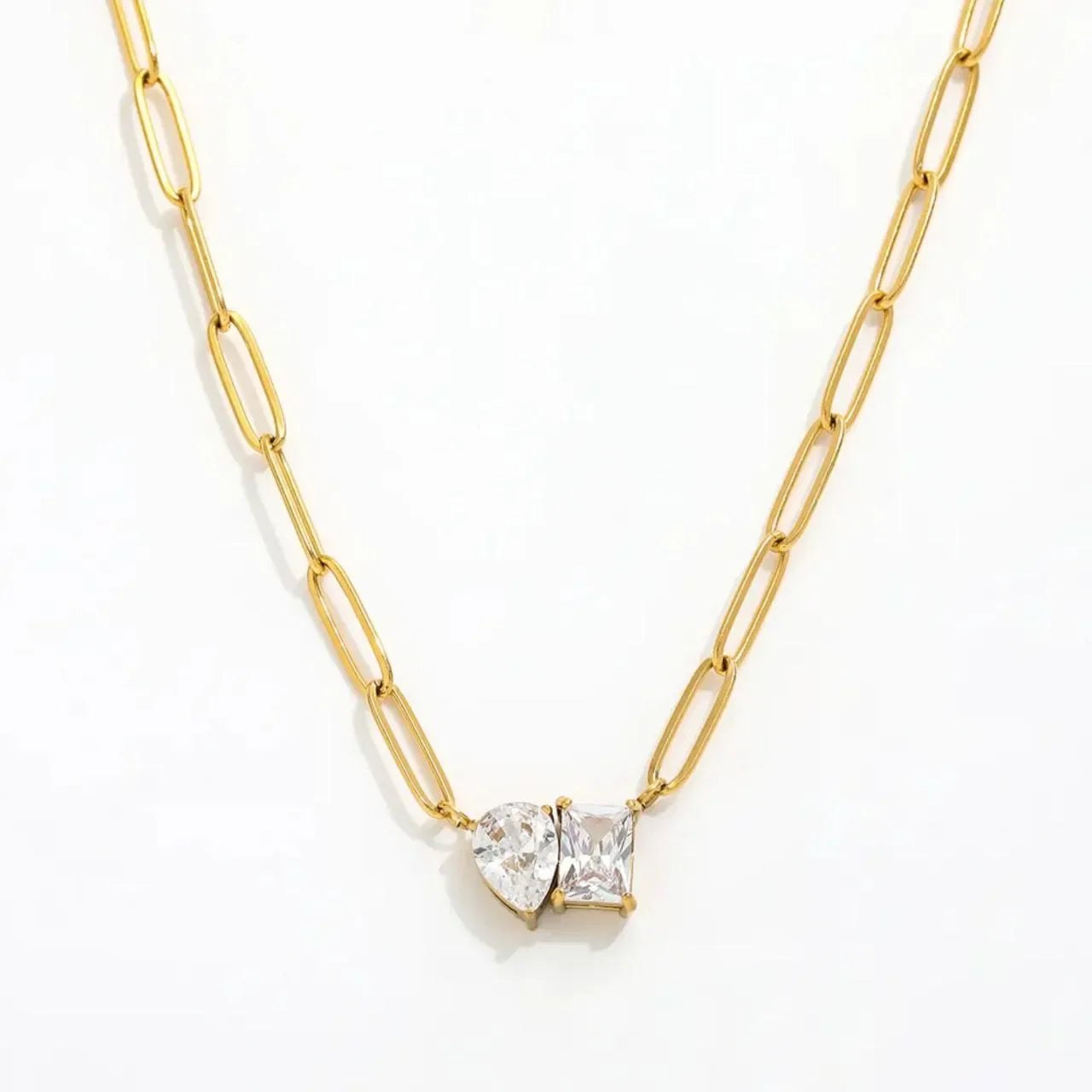 Luxe Diamond Affection Necklace - Diatoms
