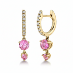 Elara Pink Diamond Earrings