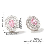 Ovale Blush Earrings