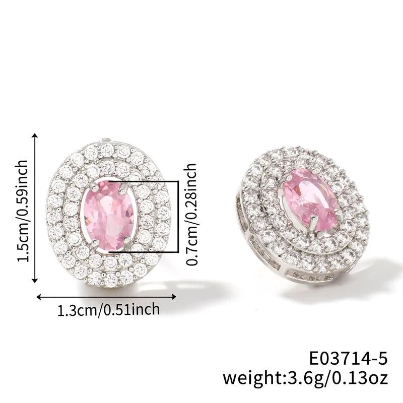 Ovale Blush Earrings