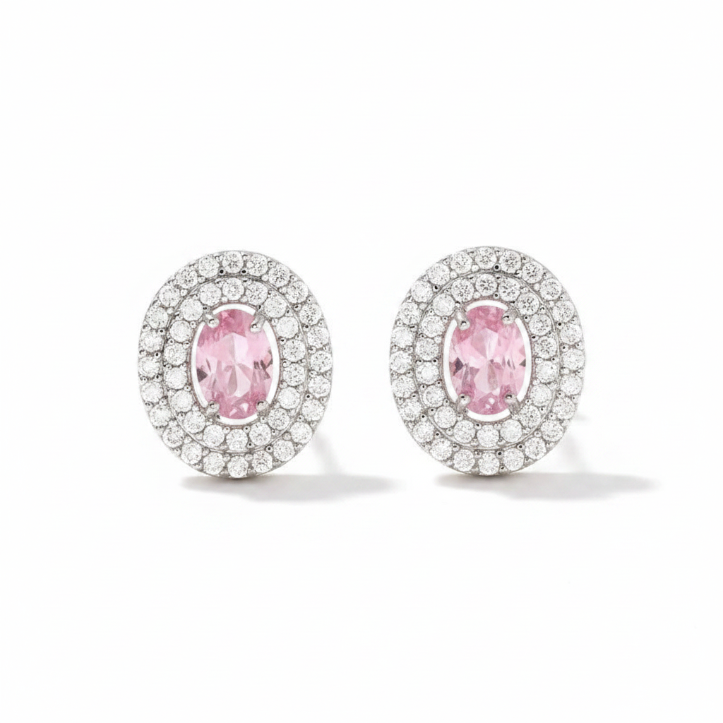 Ovale Blush Earrings
