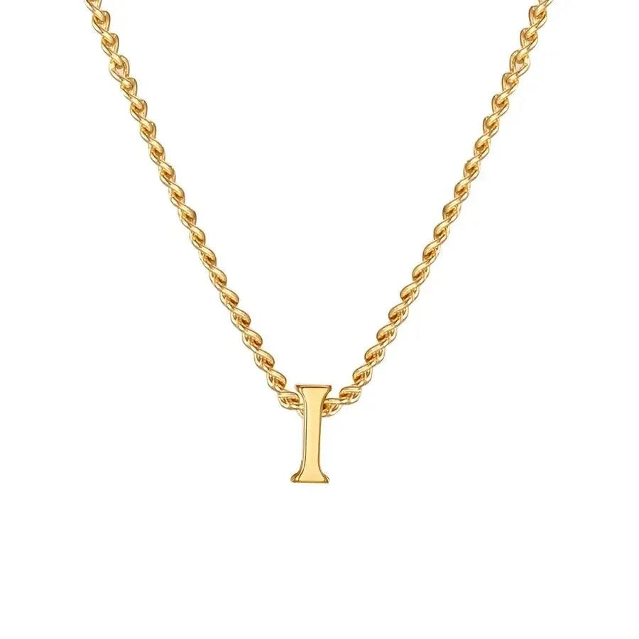 Upper-case Letter Pendant - Diatoms