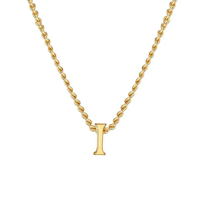 Upper-case Letter Pendant - Diatoms