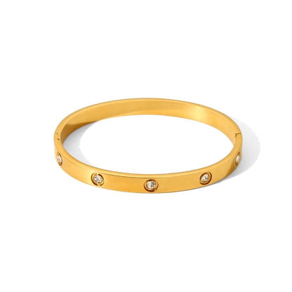 Gold Solitaire Bracelets