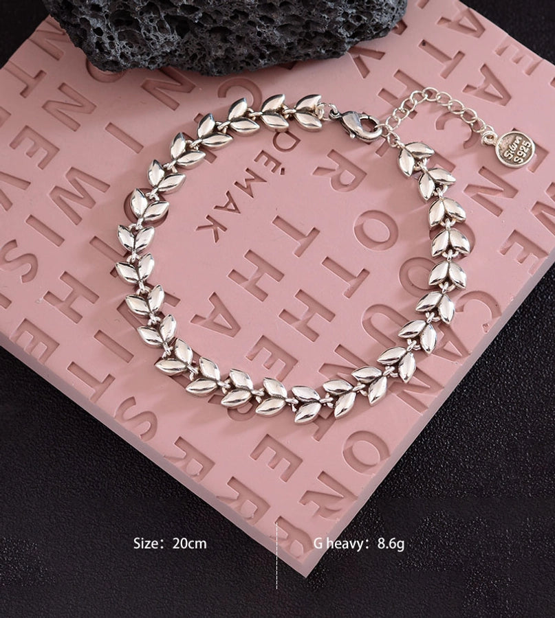 Whimsy Whisper Silver Bracelets Necklace