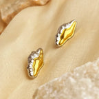 Luxy Lava Ear Studs - Diatoms