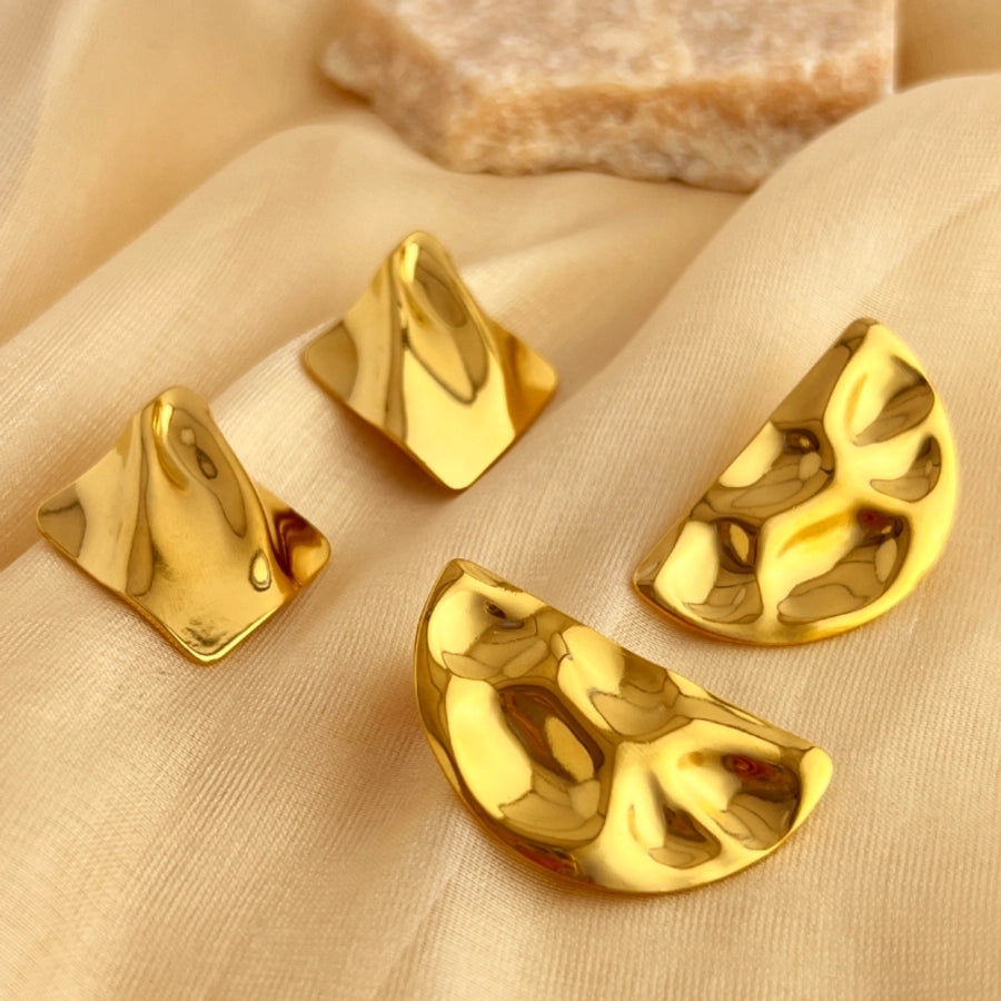 Luxy Hammered Crumpled Earrings