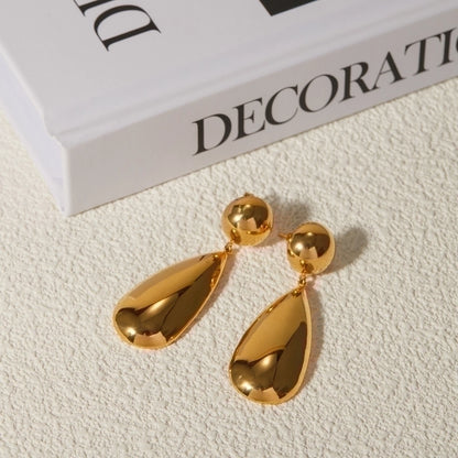 Luxe Diatoms Water Droplets Drop Earrings