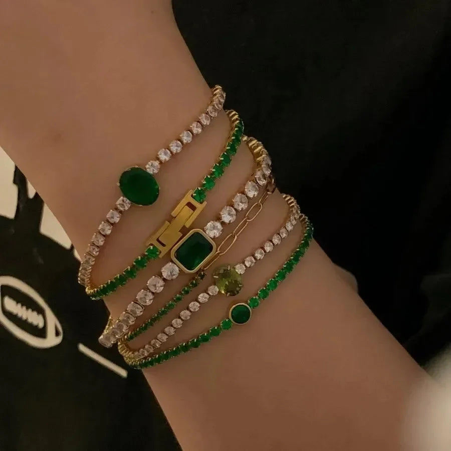 Elegant Embers Modern Bracelets - Diatoms