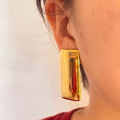 Rectangular Statement Earrings