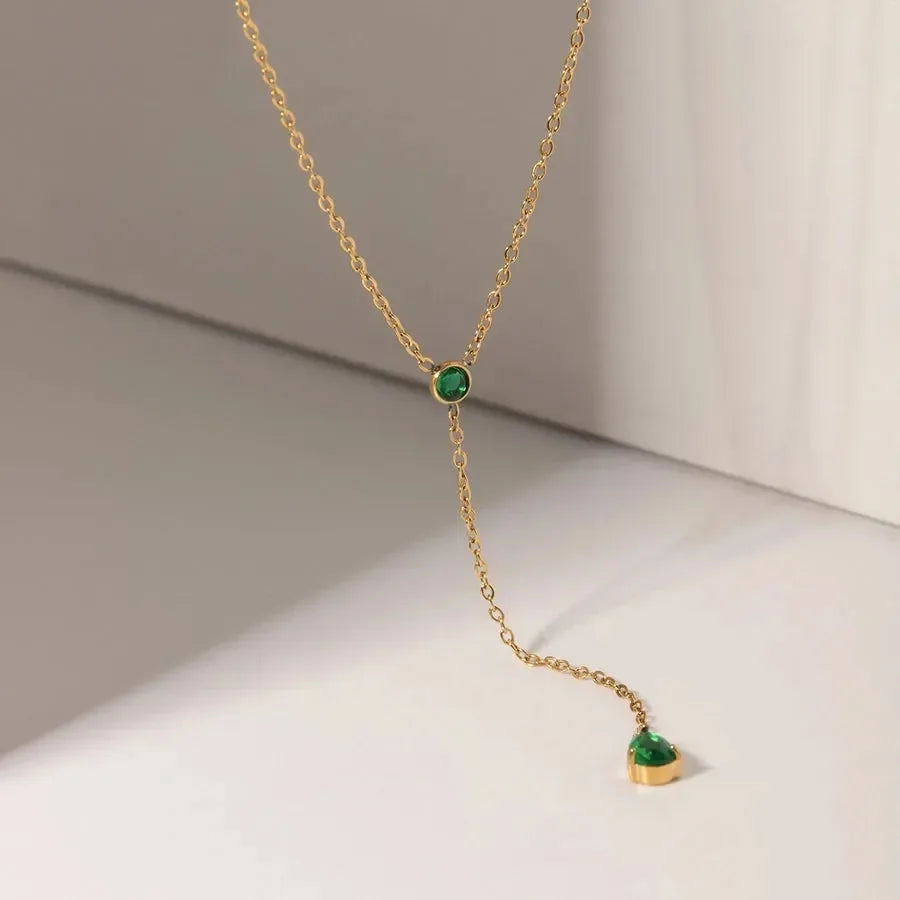 Collar Emerald Necklace - Diatoms