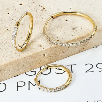 Timeless Polished Perfection Hoop Earrings