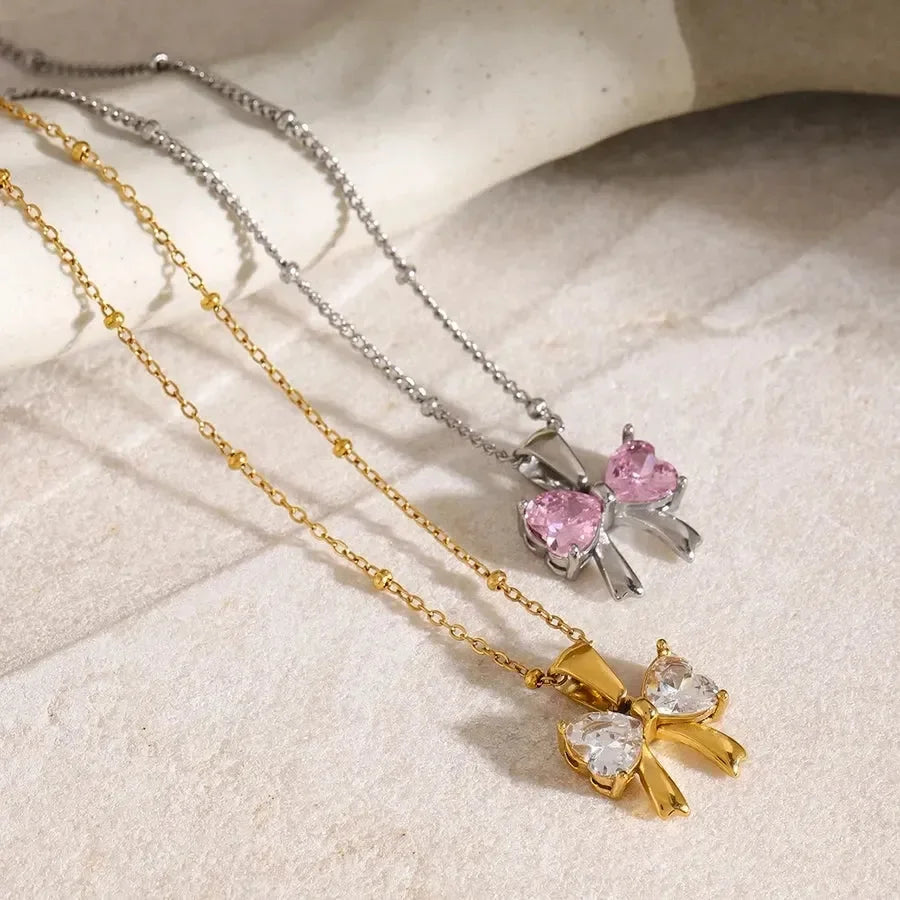 Luxy Butterfly Diamond Necklace - Diatoms