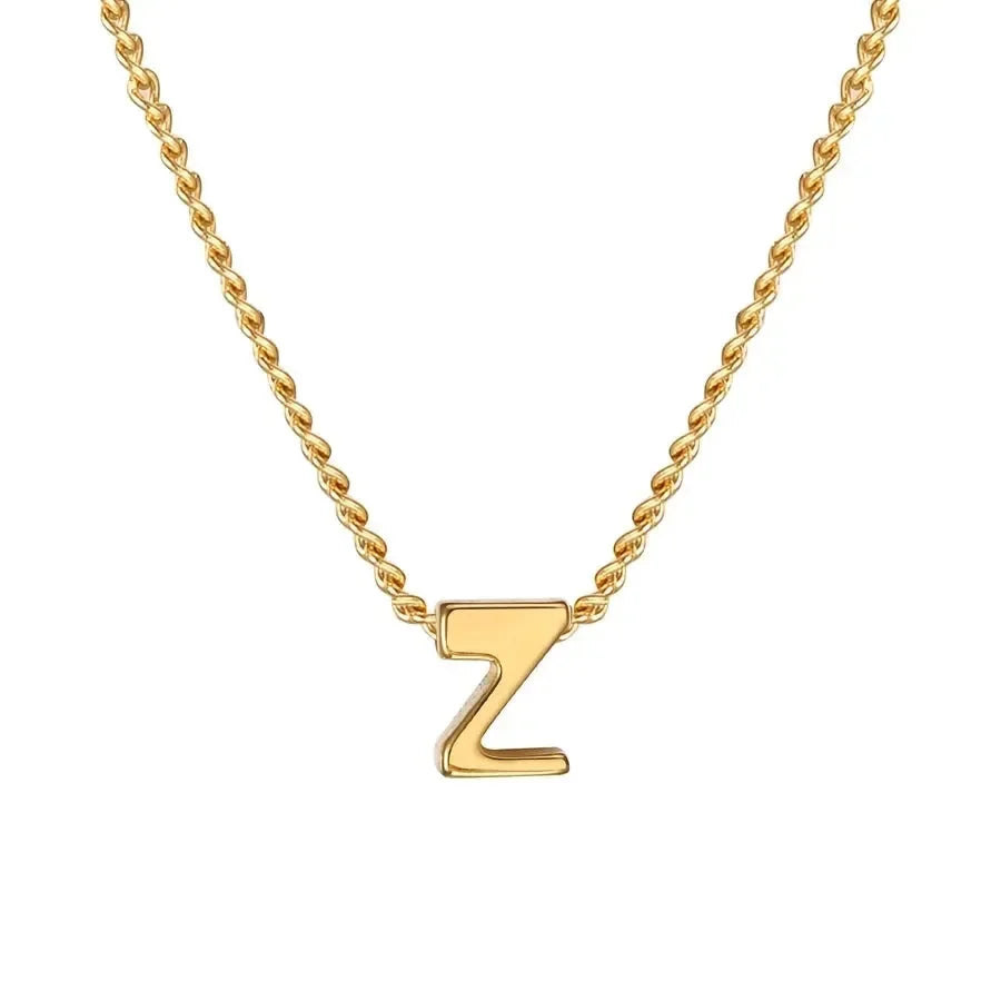 Upper-case Letter Pendant - Diatoms