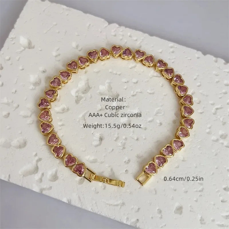 Heart Shape Bracelet - Diatoms