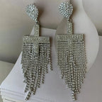 Luxy Crystal Rhinestones Earrings - Diatoms
