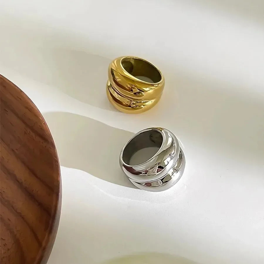 Luxy Double Bold Charming Rings - Diatoms