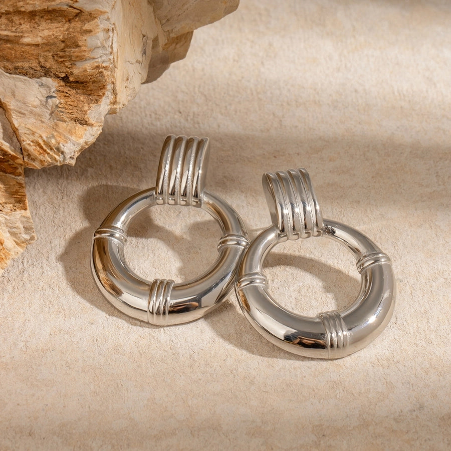 Complete The Look Silvery Earrings