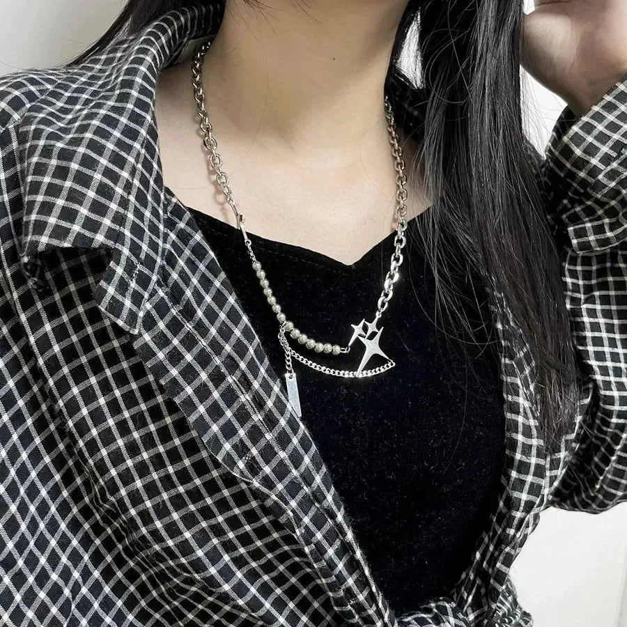 Hip-Hop Retro Solid Color Unisex Pendant - Diatoms