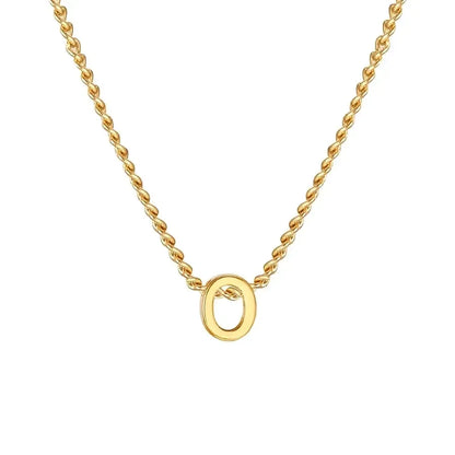 Upper-case Letter Pendant - Diatoms