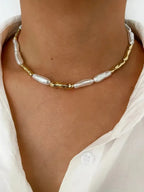 Baroque Pearl Necklace - Diatoms