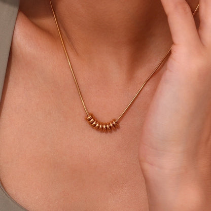 Luxy Dainty Circle Necklace