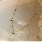Clavicle Chain Niche Necklace - Diatoms