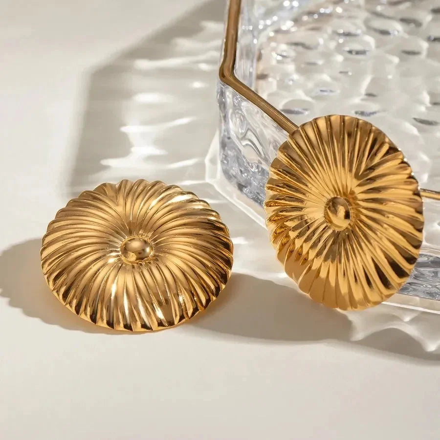 Luxy Disc Ear Studs - Diatoms