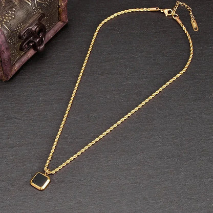 Luxy Black Scintillating Pendant - Diatoms