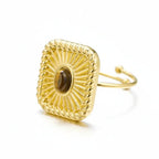 Vintage Square Embedded Ring