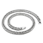 Simple Chain Men's Necklace - Diatoms