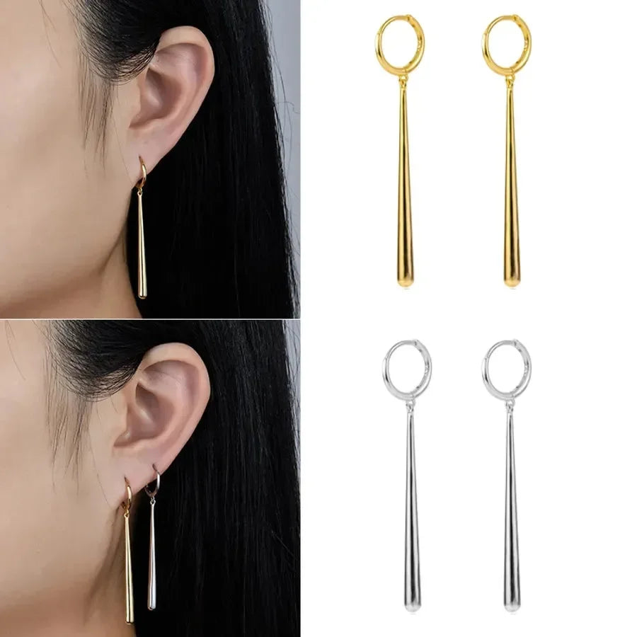 Luxy Silver Hoop Earrings - Diatoms