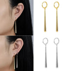 Luxy Silver Hoop Earrings - Diatoms