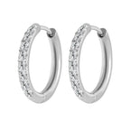 Timeless Polished Perfection Hoop Earrings - Diatoms