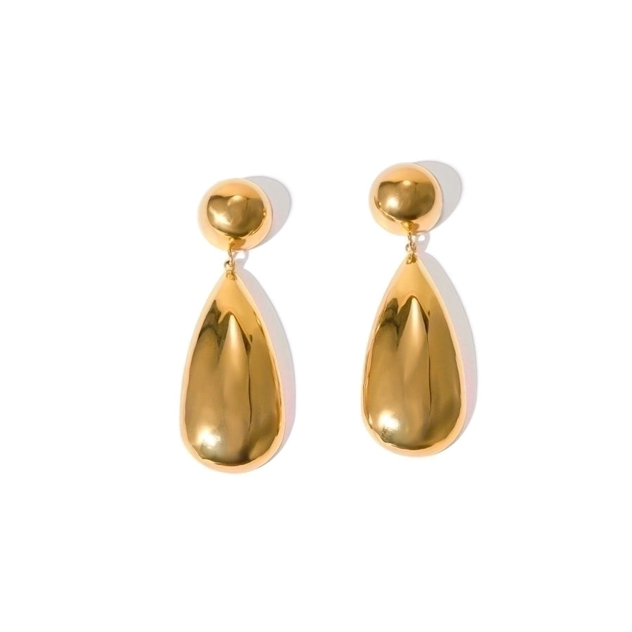 Luxe Diatoms Water Droplets Drop Earrings