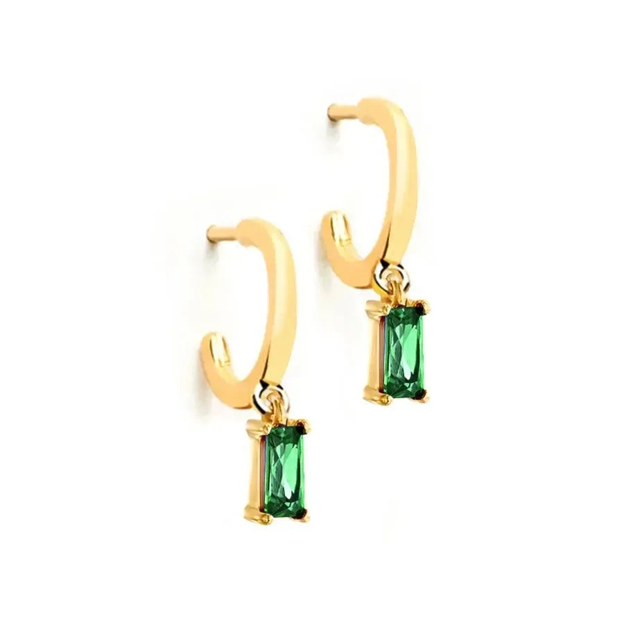 Tiny Tether Drop Earrings Ear Studs - Diatoms