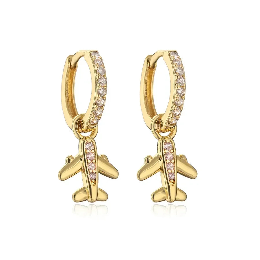 Above The Clouds Drop Earrings - Diatoms