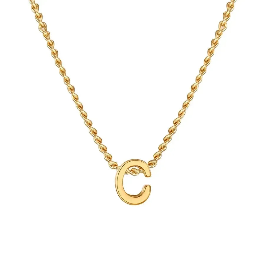 Upper-case Letter Pendant - Diatoms