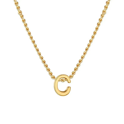 Upper-case Letter Pendant - Diatoms