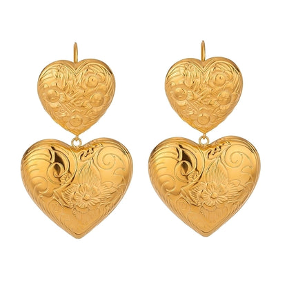 Luxy Blossom Heart Earrings