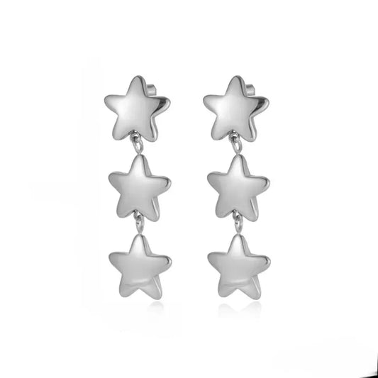 French Fusion Drop Earrings - Diatoms