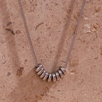Luxy Dainty Circle Necklace - Diatoms