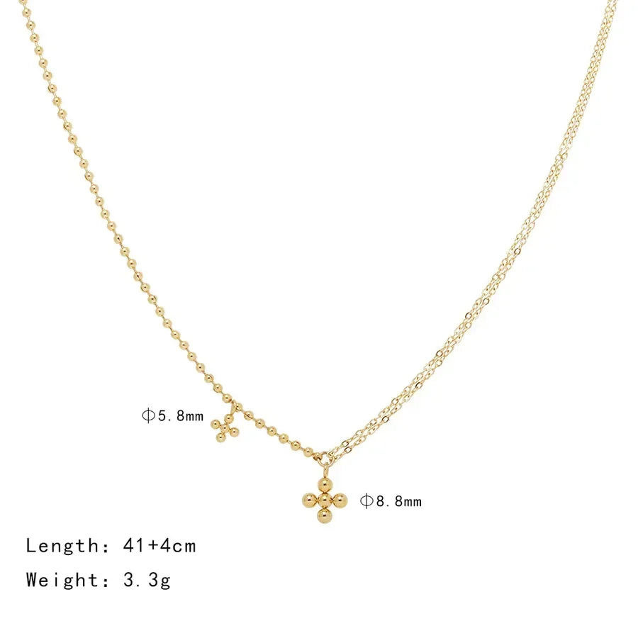 Holy Glow Cross Pendant - Diatoms
