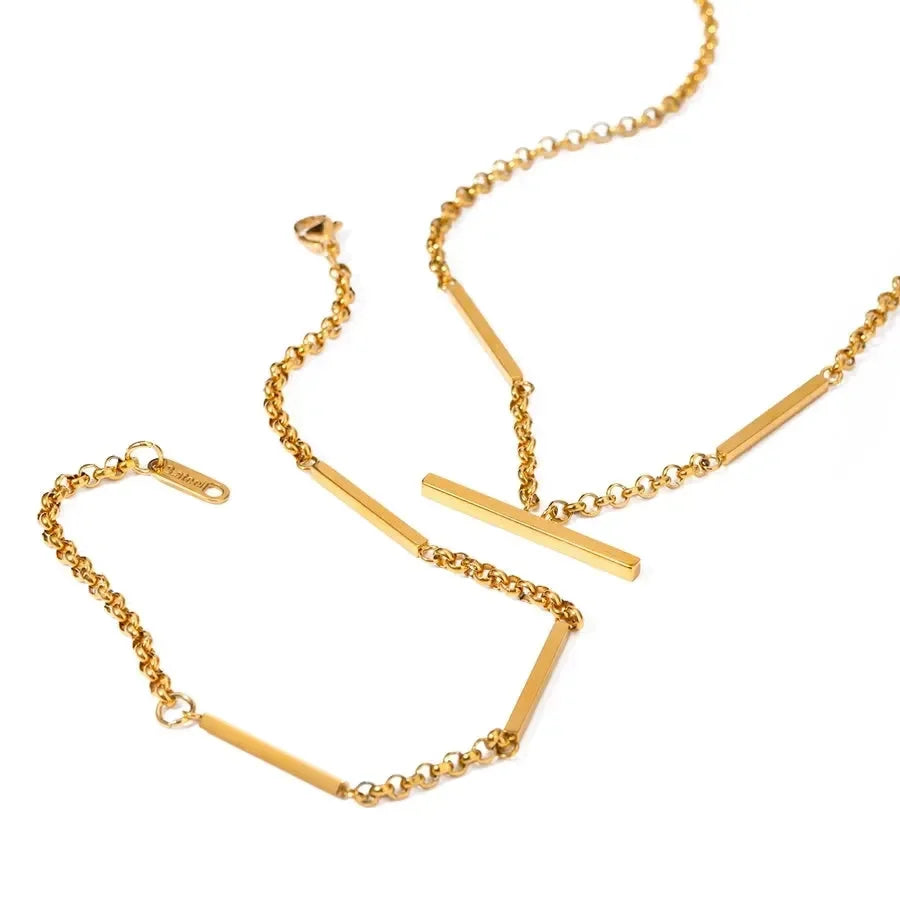 Luxy Rolo Necklace Cum Bracelet - Diatoms
