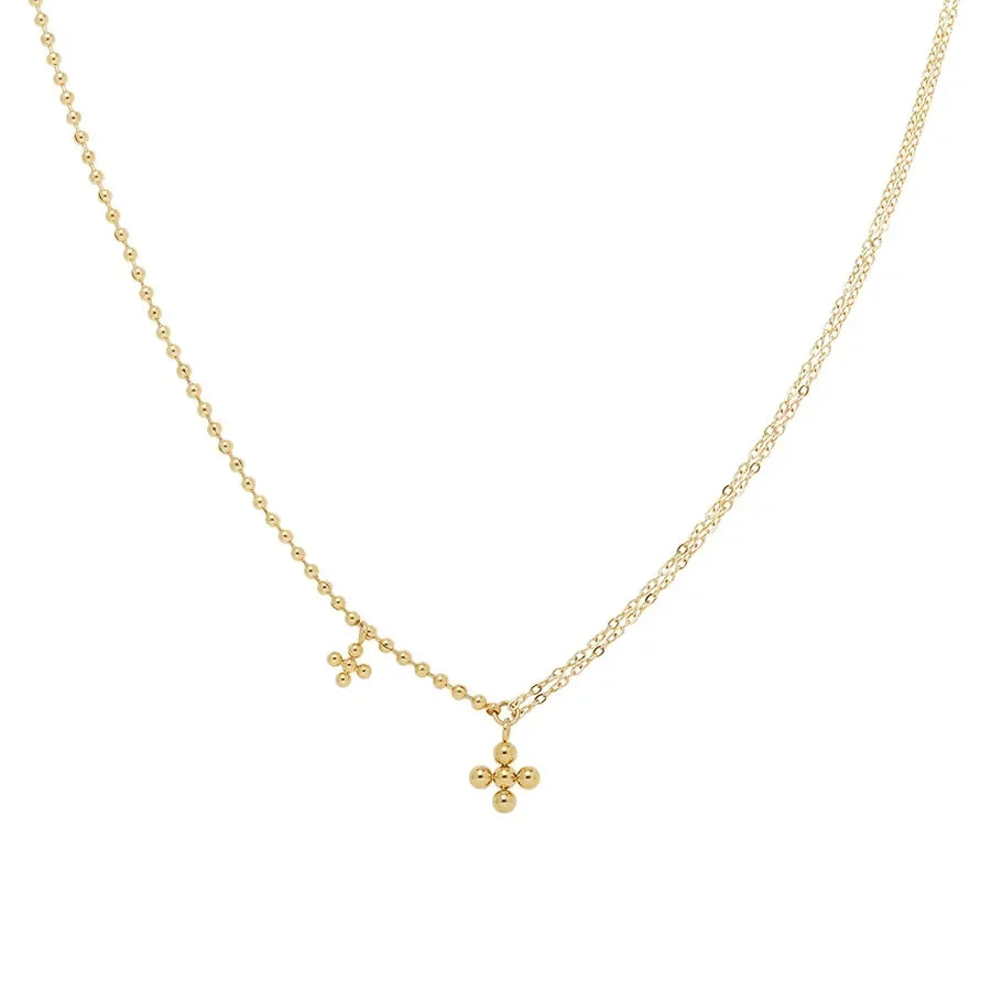 Holy Glow Cross Pendant - Diatoms